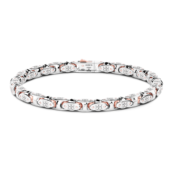 Bracelet Zancan en or 18kt et diamants.