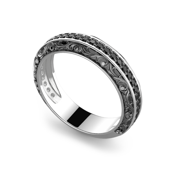 Zancan silver band ring...