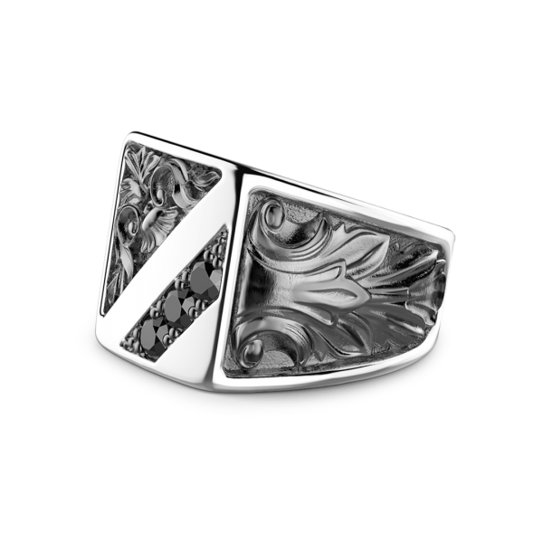 Zancan silver ring with...