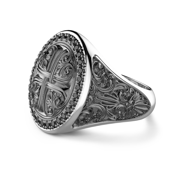 Zancan silver ring with...