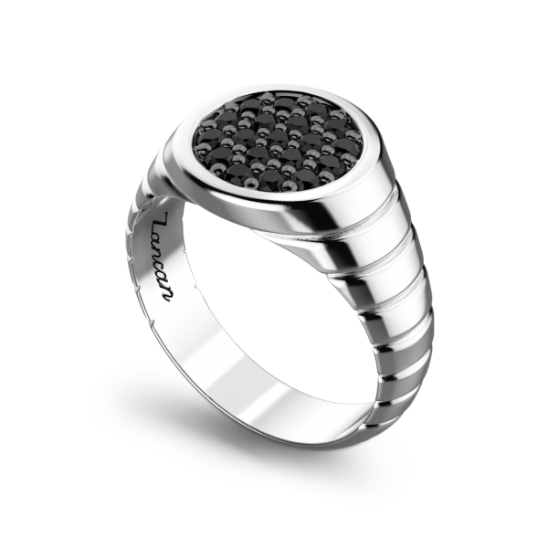 Zancan silver ring with...