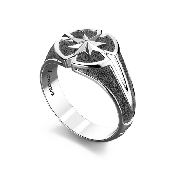 Zancan silver ring with...