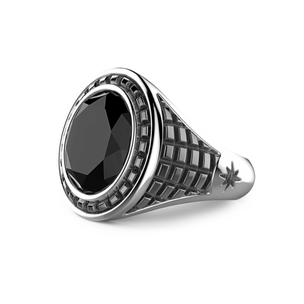 Zancan silver ring with...