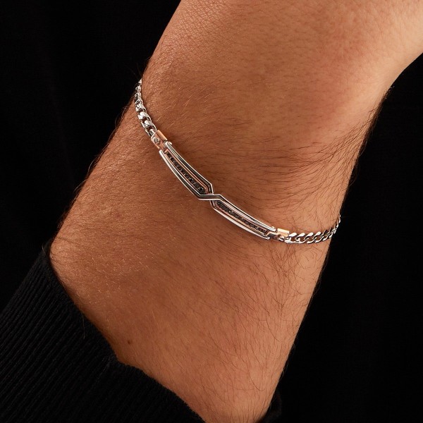 Zancan white gold bracelet...