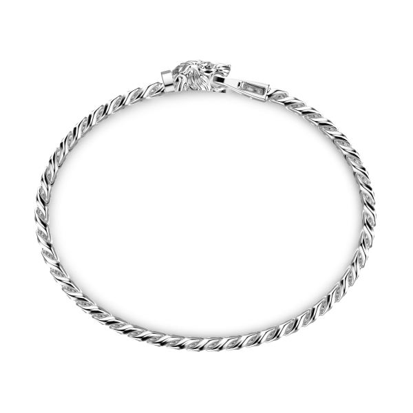 Zancan silver curb chain...