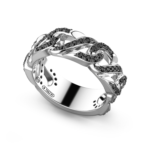 Zancan silver band ring...