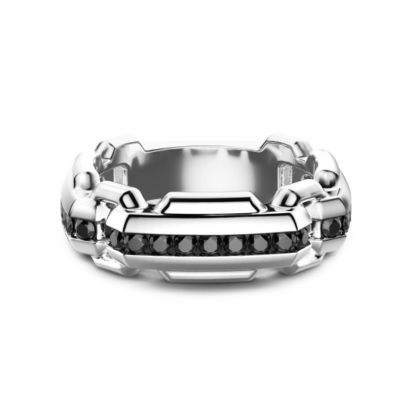 Zancan silver band ring...