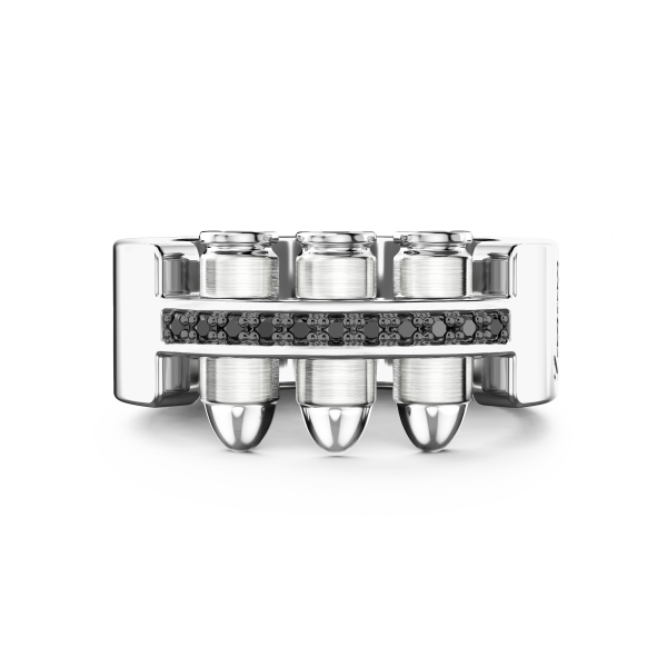 Zancan silver bullet ring...