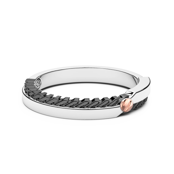 Zancan silver band ring...