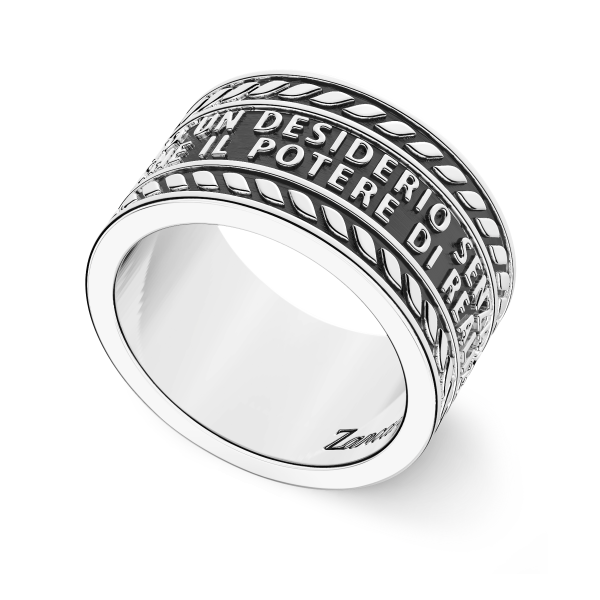 Zancan silver band ring...