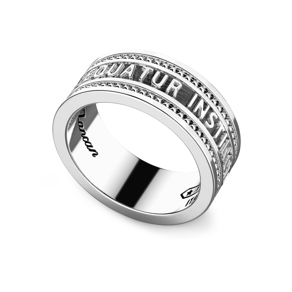 Zancan silver band ring...