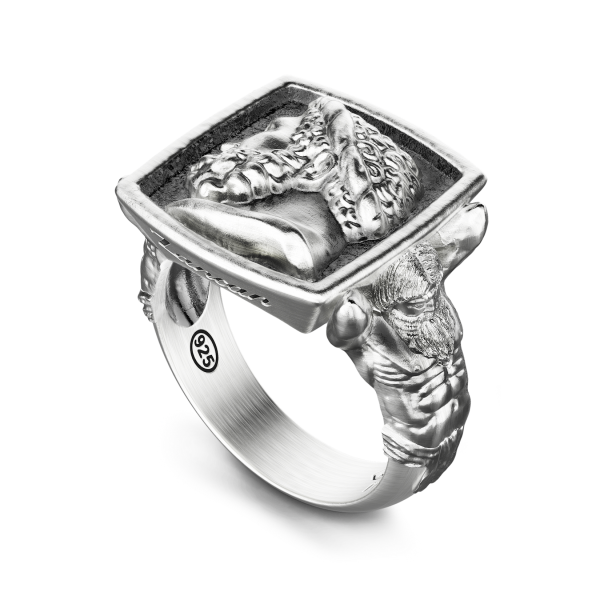 Bague Zancan en argent avec...