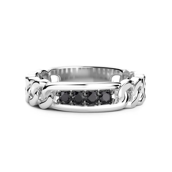 Zancan silver band ring...