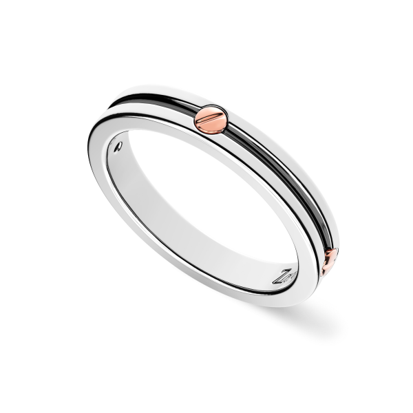 Zancan silver band ring...