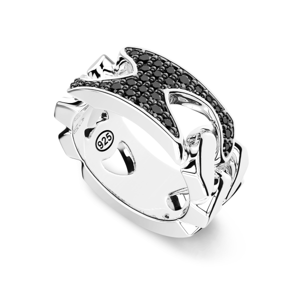 Bague Zancan en argent et...