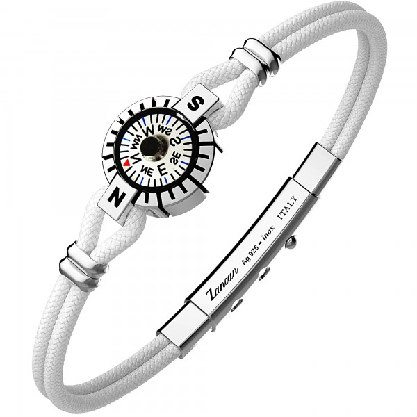 Pulsera Zancan de plata con...