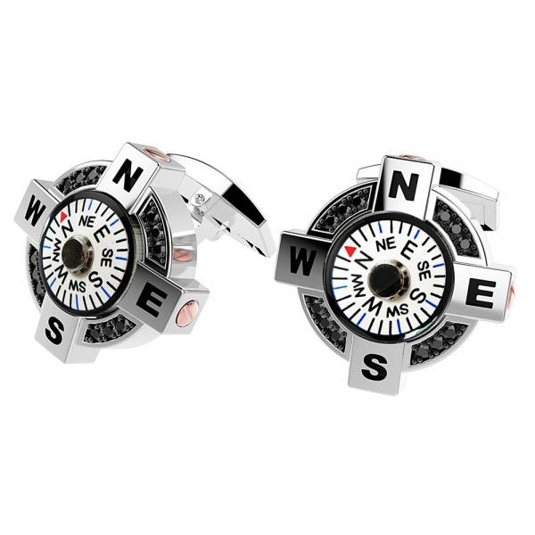 Zancan silver cufflinks...