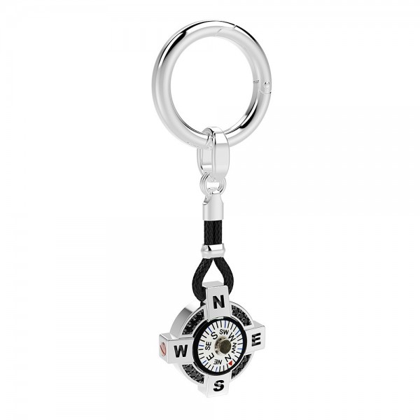 Zancan silver keychain with...